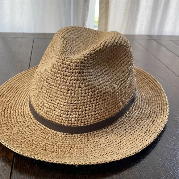 SCALA fedora style raffia straw hat - Picture 3 of 15